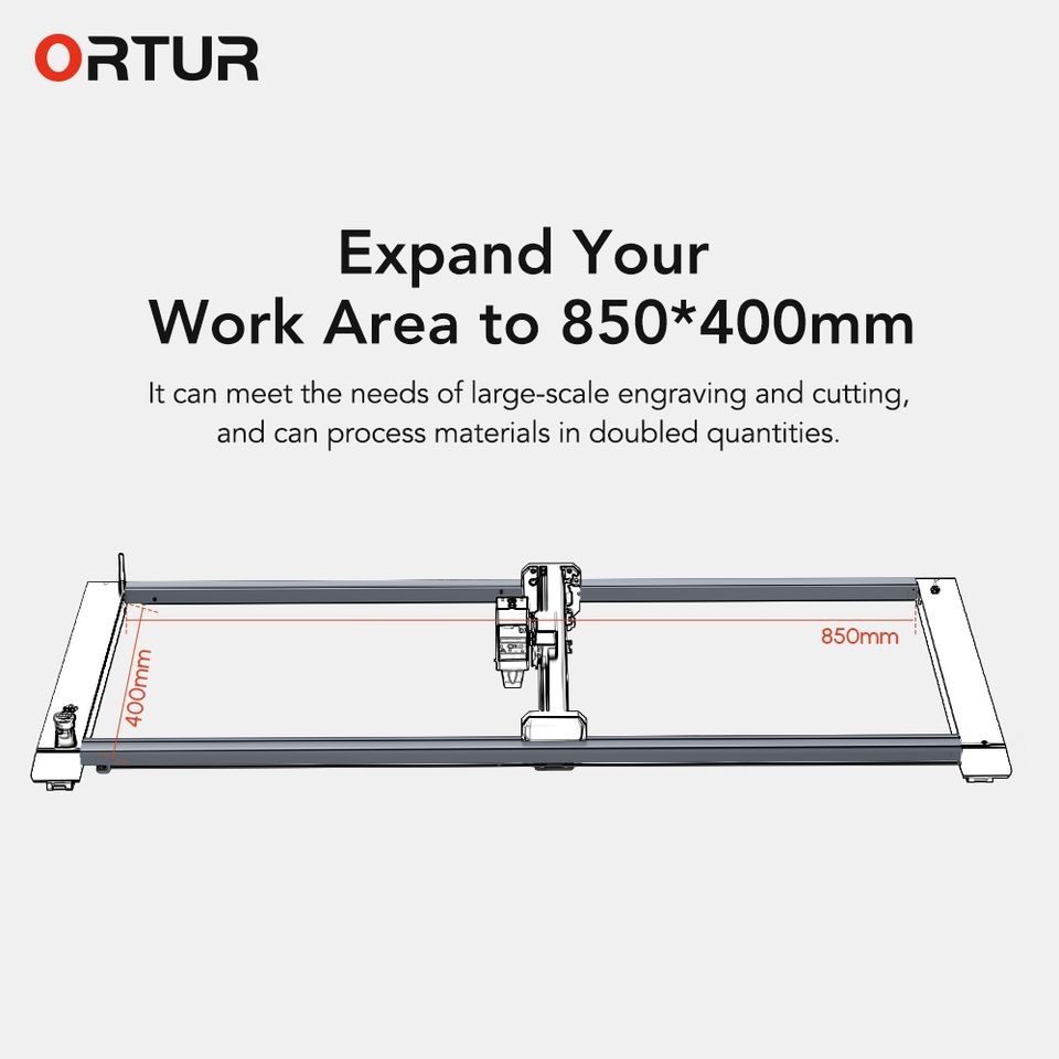 Toutes les machines: Kit d'extension ORTUR Laser Master 3 – Neuf avec emballage d'origine à Zug par OrturMullerMac 1