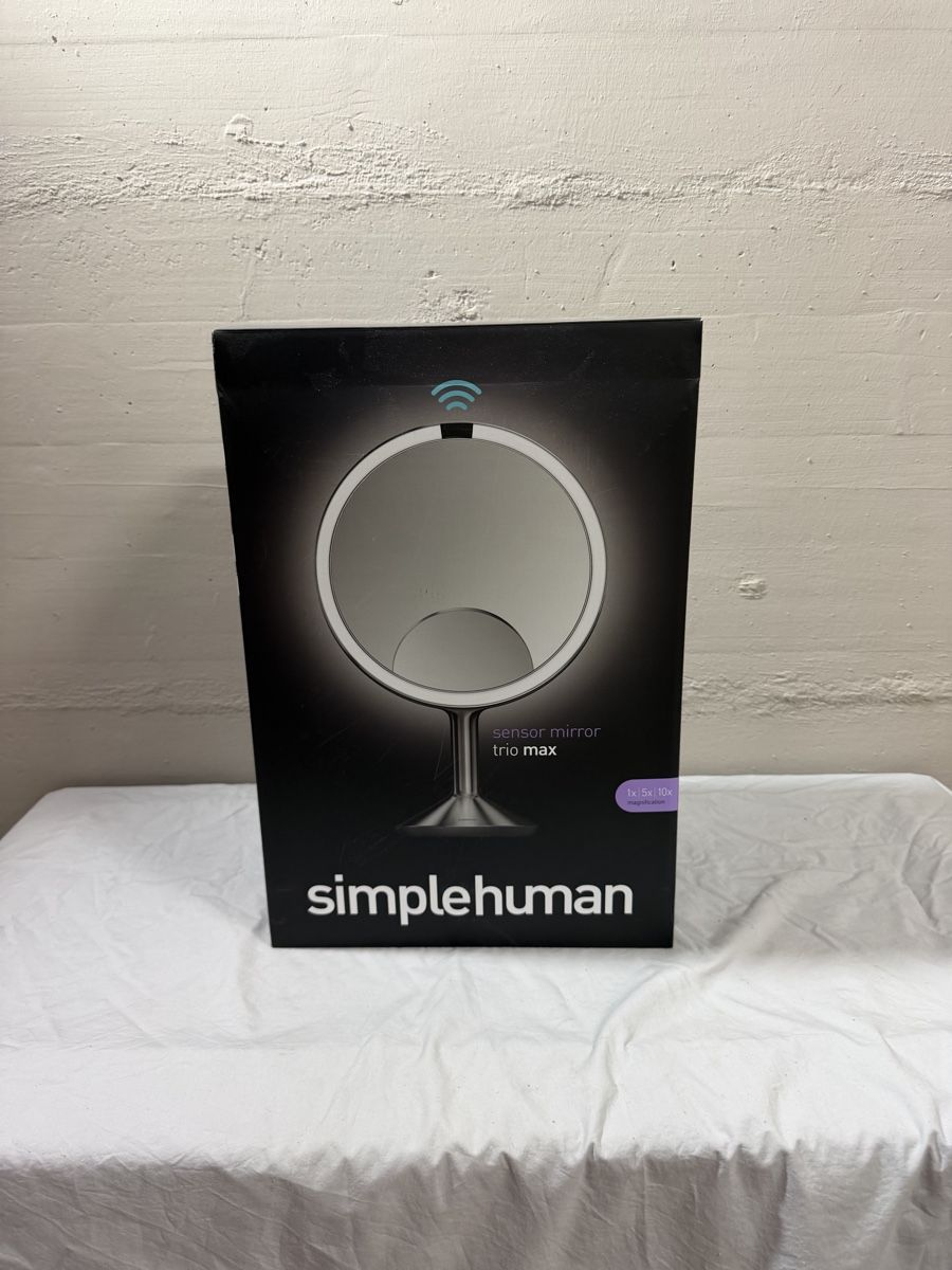 Specchi: Simplehuman Sensor Mirror Trio Max 10" Edelstahl, Lichtsenso – Nuovo (secondo la descrizione) da Horgen venduto da -Capitano-