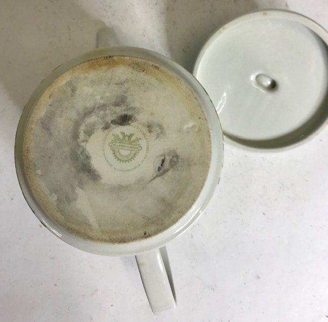 Villeroy & Boch Teiere: Tee- oder Kaffeekrug 70er von Villeroy & Boch Blumen-Muster – Usato da Zürich venduto da gigimai67 5