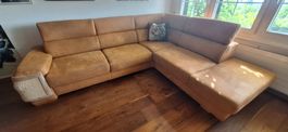 Polstergarnitur /Ecksofa  Microfaser  Braun 175cm x 230cm