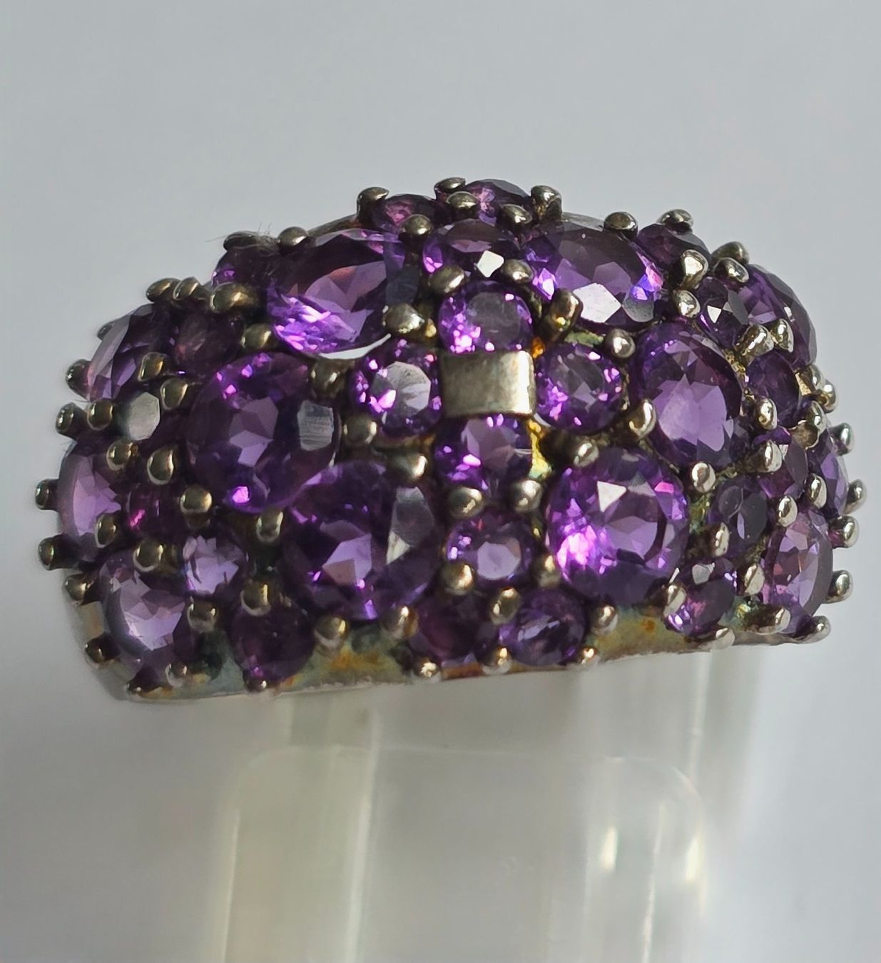 Anelli: Ring Silber mit Amethysten Grösse 59  Neu – Nuovo (secondo la descrizione) da Zürich venduto da benedikt12 6
