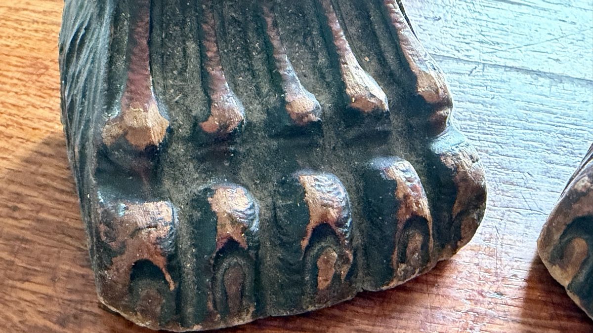 Alle Werkzeuge: Löwentatzen um 1920 Möbelfüsse – Gebraucht aus Riedholz von Frettchen63 4