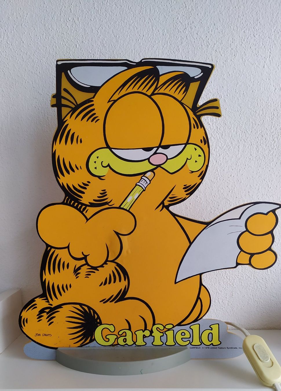 Lampen: Lampe Garfield 1978 – Gebraucht aus Chezard St-Martin von Loucail