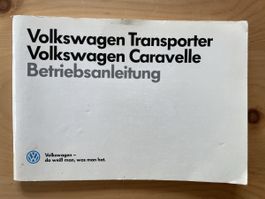 Betriebsanleitung VW Bus / Bulli T3 1987