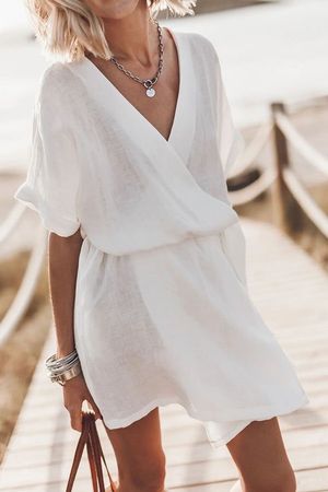 robe blanc XL de la marque H&M pour femme