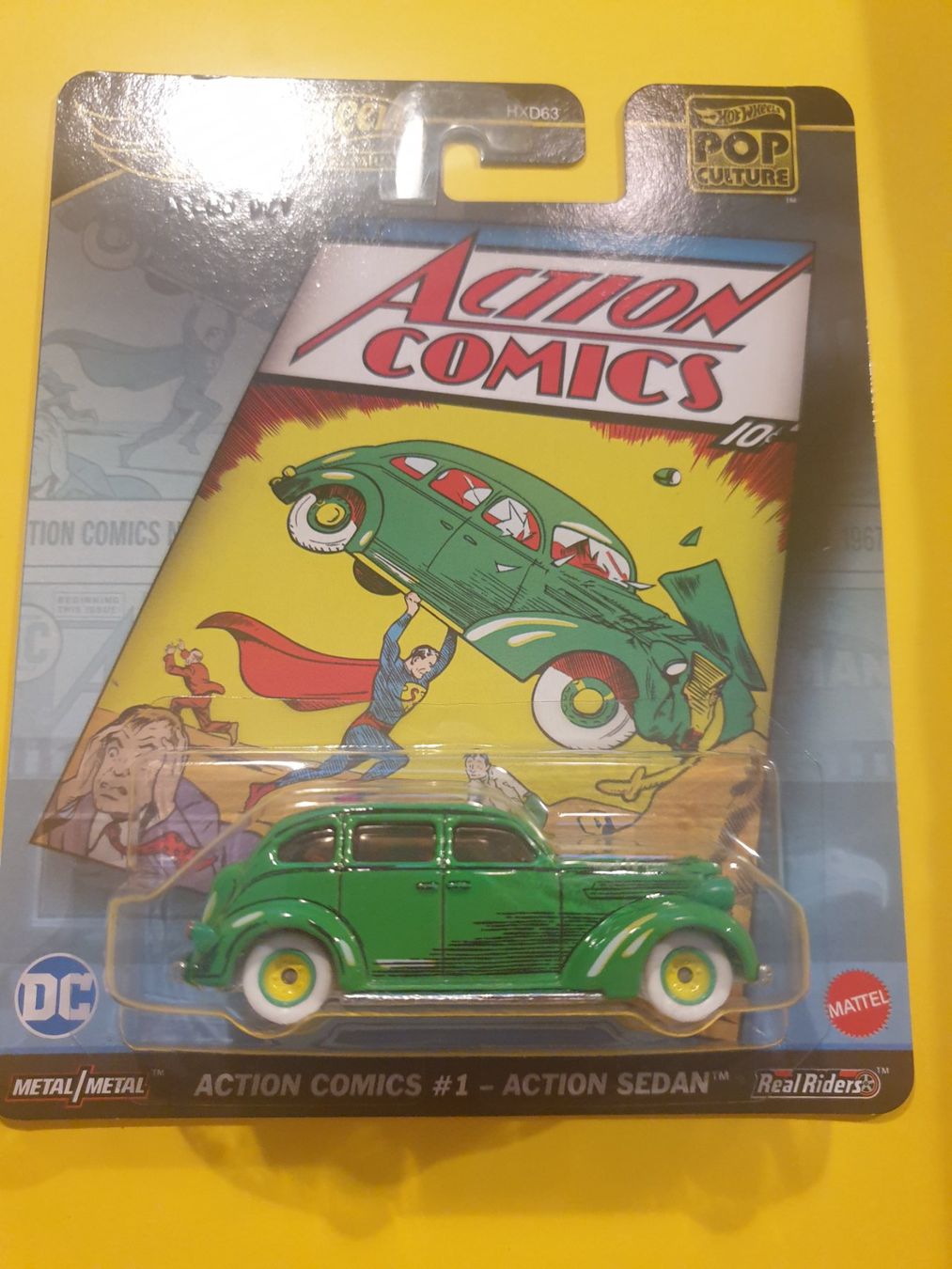 Hot Wheels Modellini d'auto: Hot Wheels ACTION COMICS #1 - ACTION SEDAN – Nuovo e nell'imballaggio originale da Oftringen venduto da Rotor 1