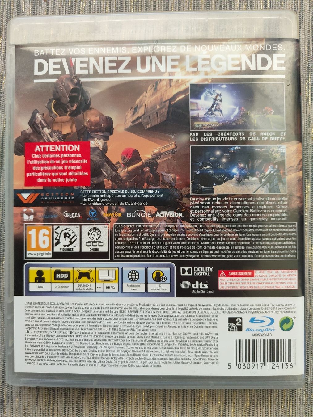 Sony Giochi: Jeu PS3 Destiny Edition Armurerie (FR) – Usato da Châtelaine venduto da NostalgiaGeek-FRA 2