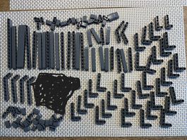 Lego Technik dunkelgrau Lochbalken 42043