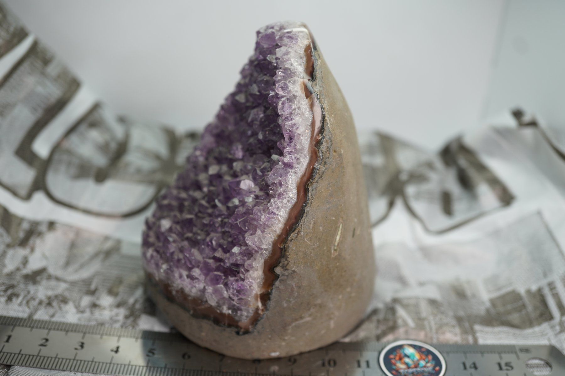 Mineralien & Heilsteine: Amethyst Druse  9cm x 6cm    Direkt – Neu und originalverpackt aus Eschenbach SG von topstone 1