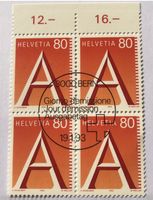 4 er Block Nr.838 mit ETStempel Bern  