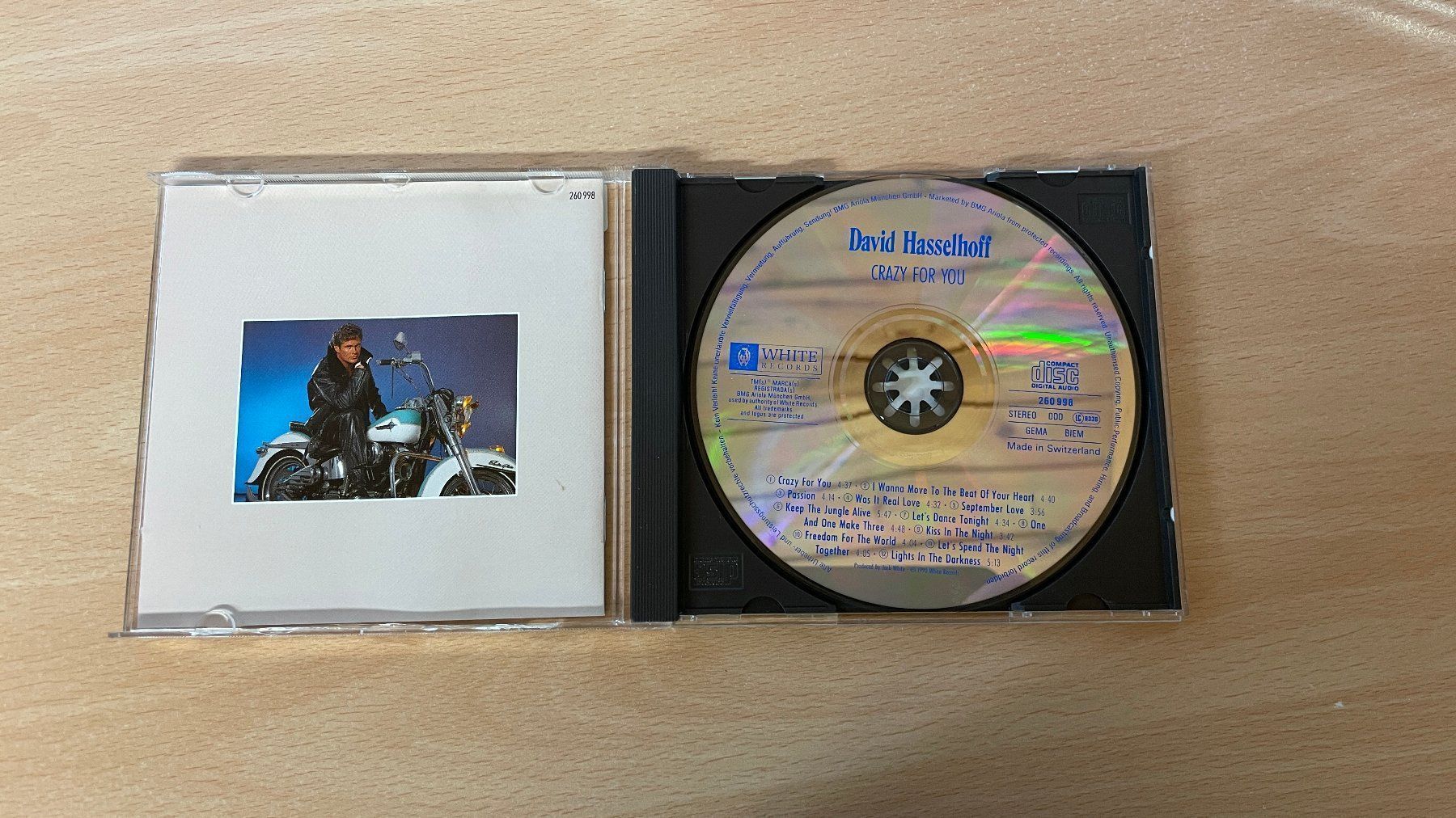 CDs: David Hasselhoff - Crazy for you - ok – Gebraucht aus Glattfelden von cybermaxx 2