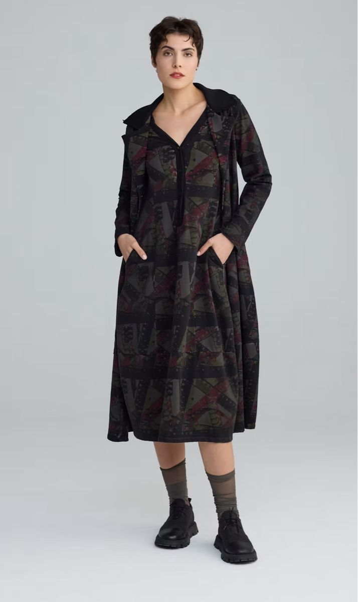 Luukaa Cappotti: Manteau robe long LUUKAA, imprimé, taille 2 – Nuovo e nell'imballaggio originale da Morges venduto da sandy069 6