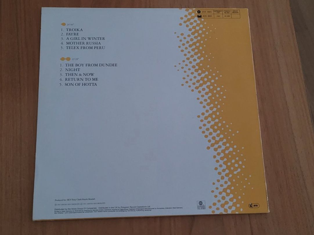 Schallplatten: LP  Sky – Gebraucht aus Martigny von MZ-67 1