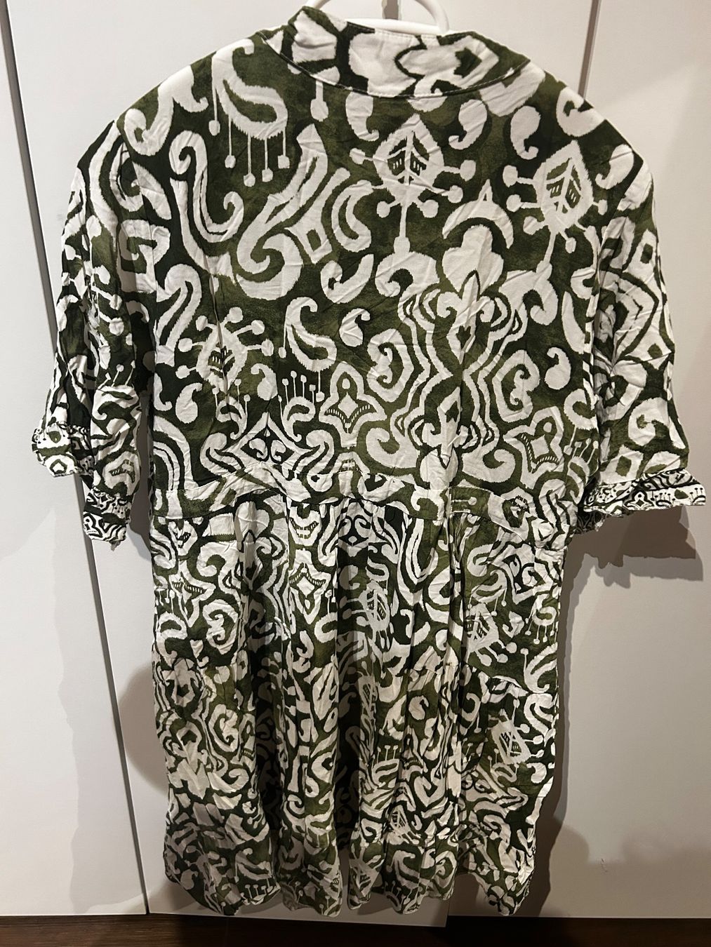 Kleider: Luftiges Kleid Weiss Olive gr s – Gebraucht aus Scherz von Mandarine8 3