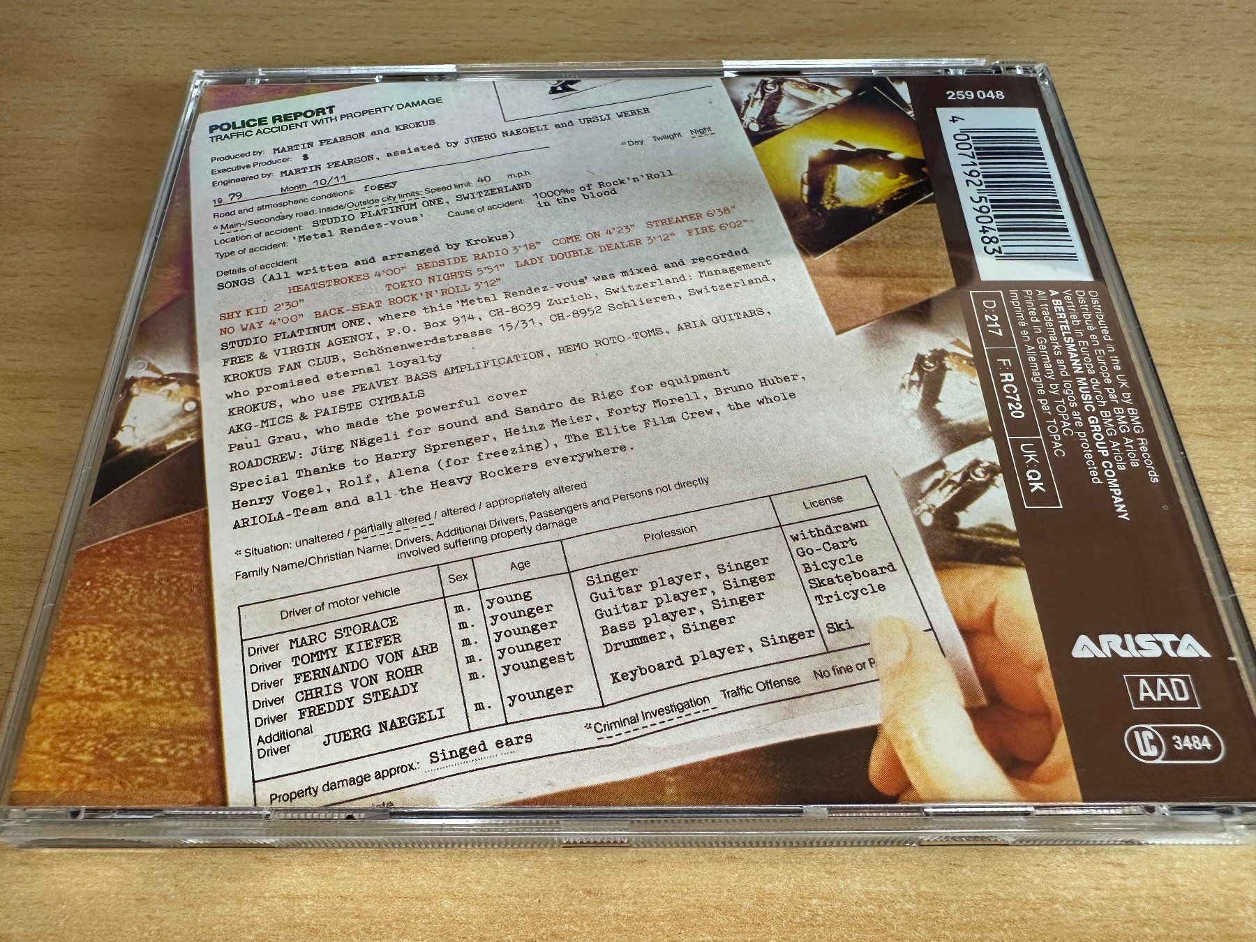 CD: Krokus – Metal Rendez-vous – Usato da Rikon im Tösstal venduto da Alpenmutz 1