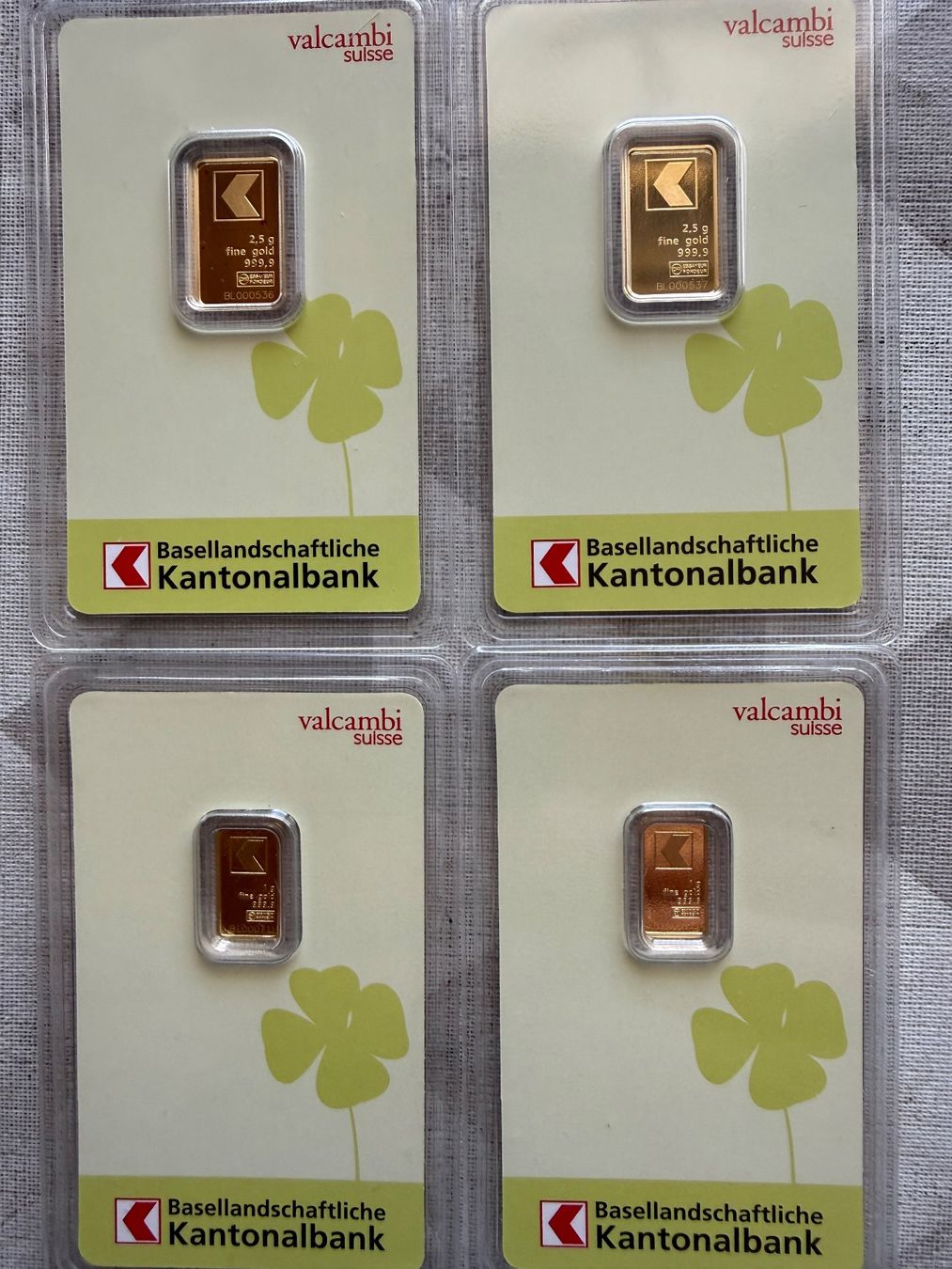 Edelmetalle: Goldbarren 7 Gramm BLKB – Neu (gemäss Beschreibung) aus Wahlen b. Laufen von MIG-25