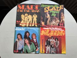 SLADE tolle Singles Kult rare Top Glam 70's Rock Look what