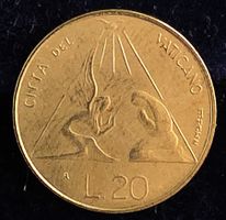 VATIKAN 20 LIRE 1983 UNZ.*SEHR RAR*