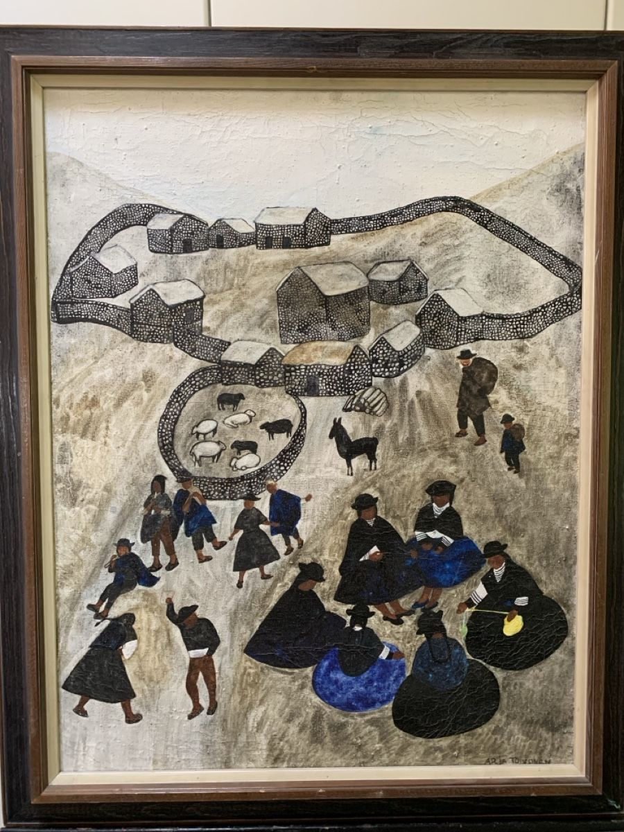 Dipinti: Arja Aulikki Toivonen 1946 – Usato da Wolfhalden venduto da SecondAntique