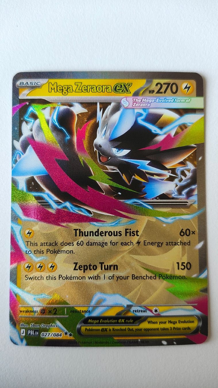 Pokémon Sammelbilder & Trading cards: Pokémon Mega Zeraora EX holo – Neu (gemäss Beschreibung) aus St-Légier-La Chiésaz von Marcoco0