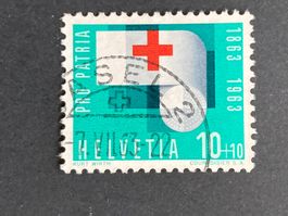 Schweiz 1963 Pro Patria 10 Vollstempel BASEL 2 7.VII.63
