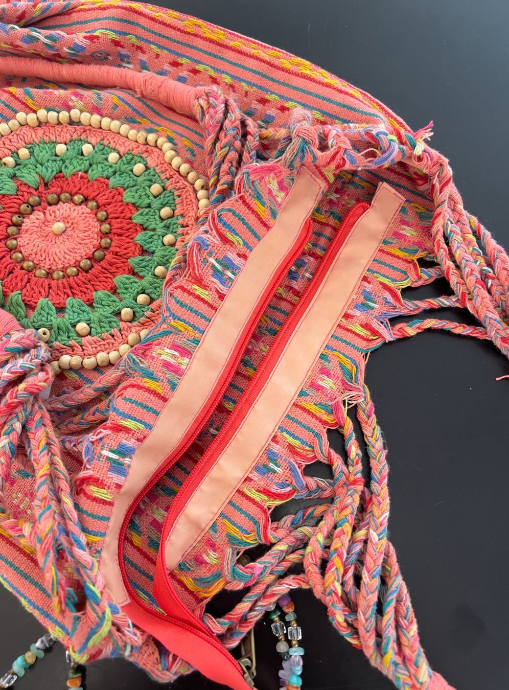 Taschen für Damen: ***SLAE*** Boho Sommer-Stofftasche mit Applikation – Neu (gemäss Beschreibung) aus Zürich von Naebeli 1