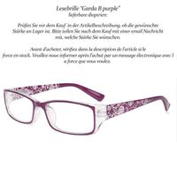 Lesebrille Garda B purple +1.0 +1.5 +2.0 +2.5 +3.0 +3.5 +4.0