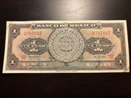Billet Mexique 🇲🇽 18-III-59 comme NEUF 