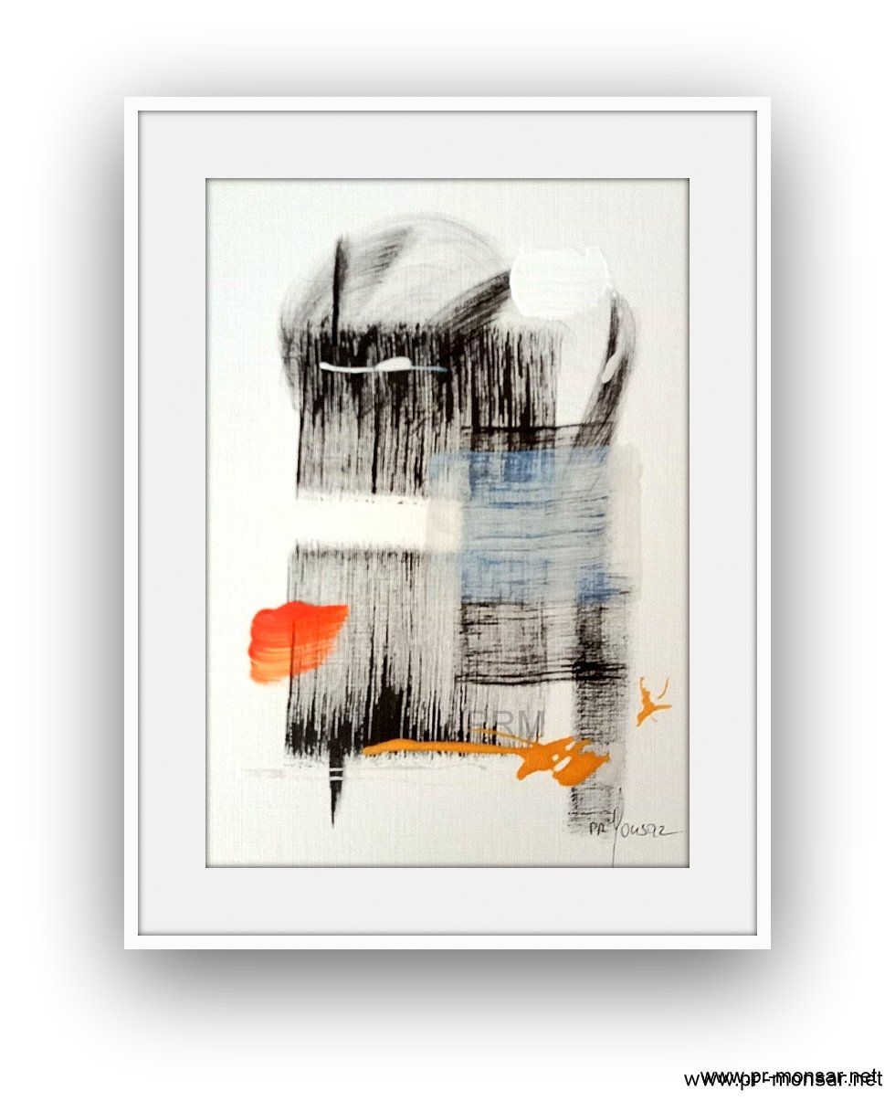 Gemälde: Oeuvre sur papier signée – Neu (gemäss Beschreibung) aus Epalinges von Patro.9 3