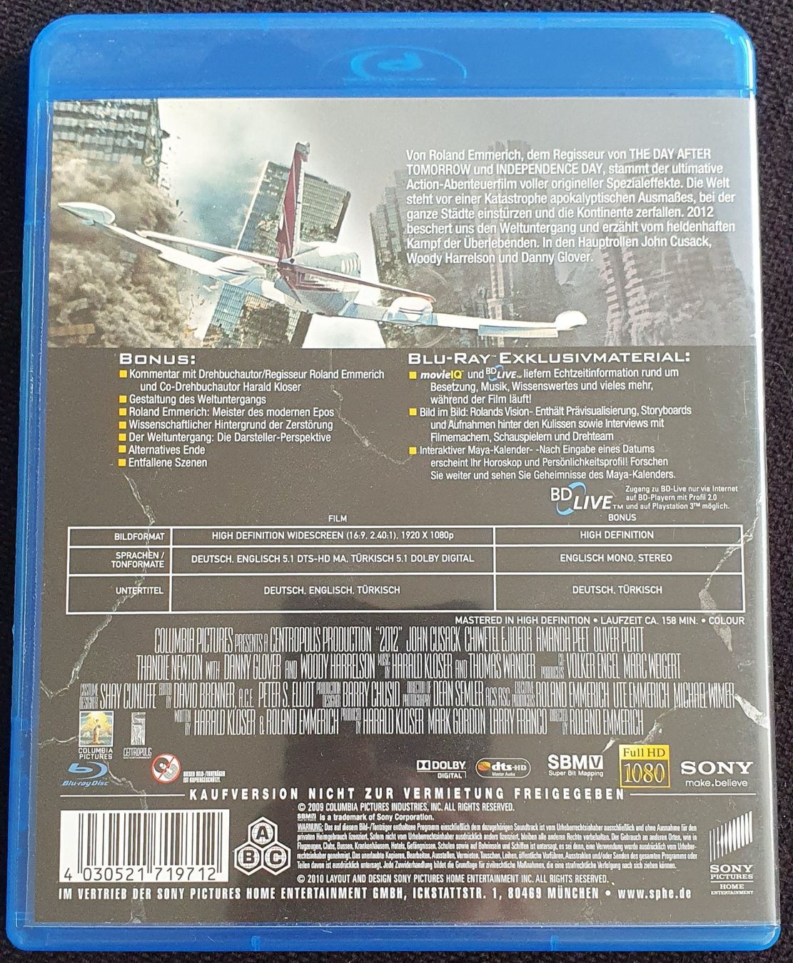 Tous les DVDs: Blu-Ray 2012 – D'occasion à Langenthal par SecondChanceShop 1