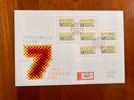 Gross-Brief Automaten-Marken D Philswiss FDC 1982 (F25)