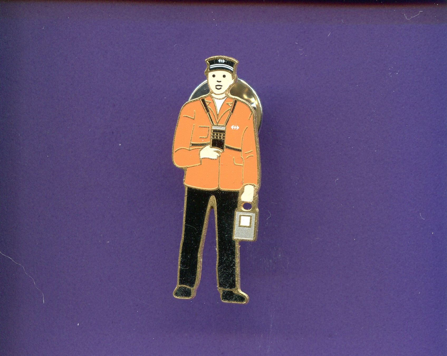 SBB/CFF/FFS Placchette & Badge: Schmid-Müller  CHEF MANOEURE  Lim.1000 – Usato da Winterthur venduto da Sammleroase