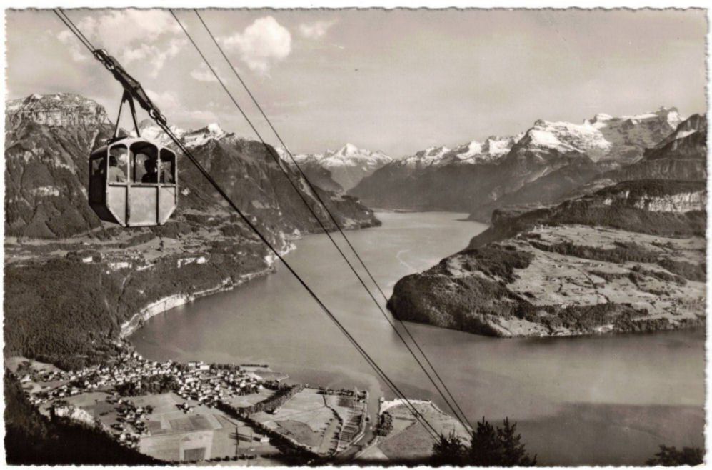 Cartes postales: Brunnen - Luftseilbahn Urmiberg – D'occasion à Binningen par Mountainrider