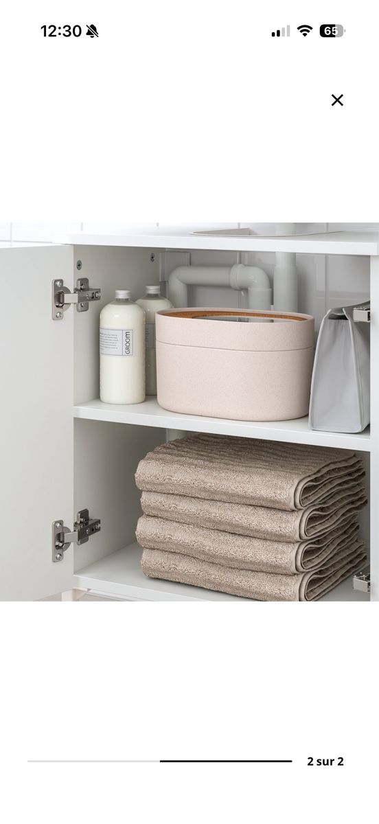 Ikea Mobili per bagno: Meuble sous-vasque blanc  – Usato da Mannens venduto da sch_xl2b 2