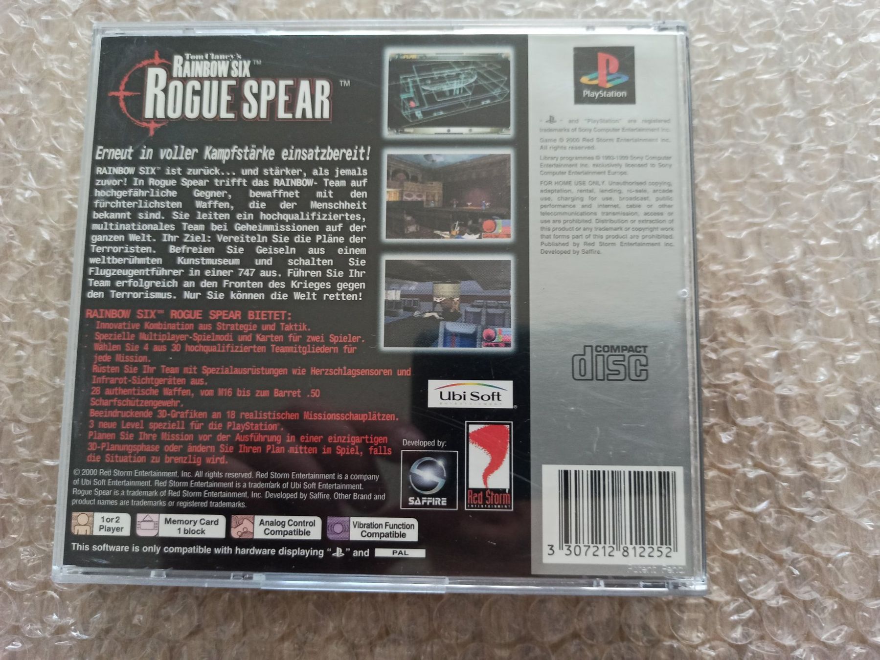 Spiele: Tom Clancy's Rainbow Six Rogue Spear PS1 – Gebraucht aus Oberweningen von mar_87mx 3