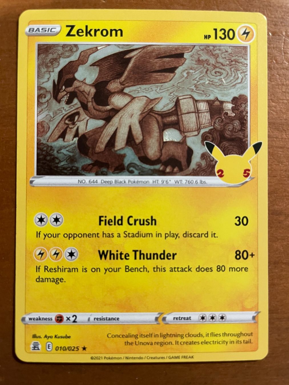 Pokémon Carte collezionabili: Pokemon Zekrom (Versand gratis) – Nuovo (secondo la descrizione) da Chur venduto da Angerson