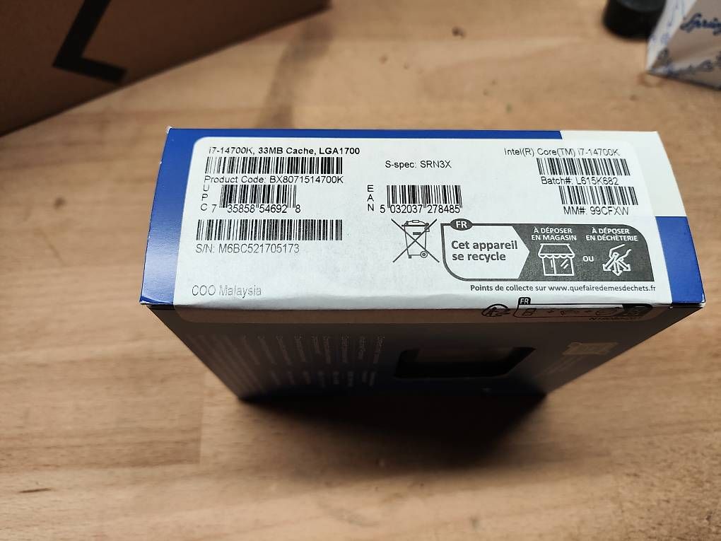 Intel Elektronikbauteile: I7-14700K – Neu und originalverpackt aus Lindau von TuringTesla 1