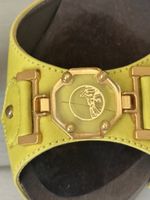 Holz Plateau Sandalen Versace Collection Grösse 37 Leder Gel