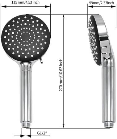 Soffioni doccia: Duschkopf Filter 6+1 Strahlarten Schlauch Duschbrause Shower – Nuovo e nell'imballaggio originale da Hundwil venduto da pak_b5sl 3