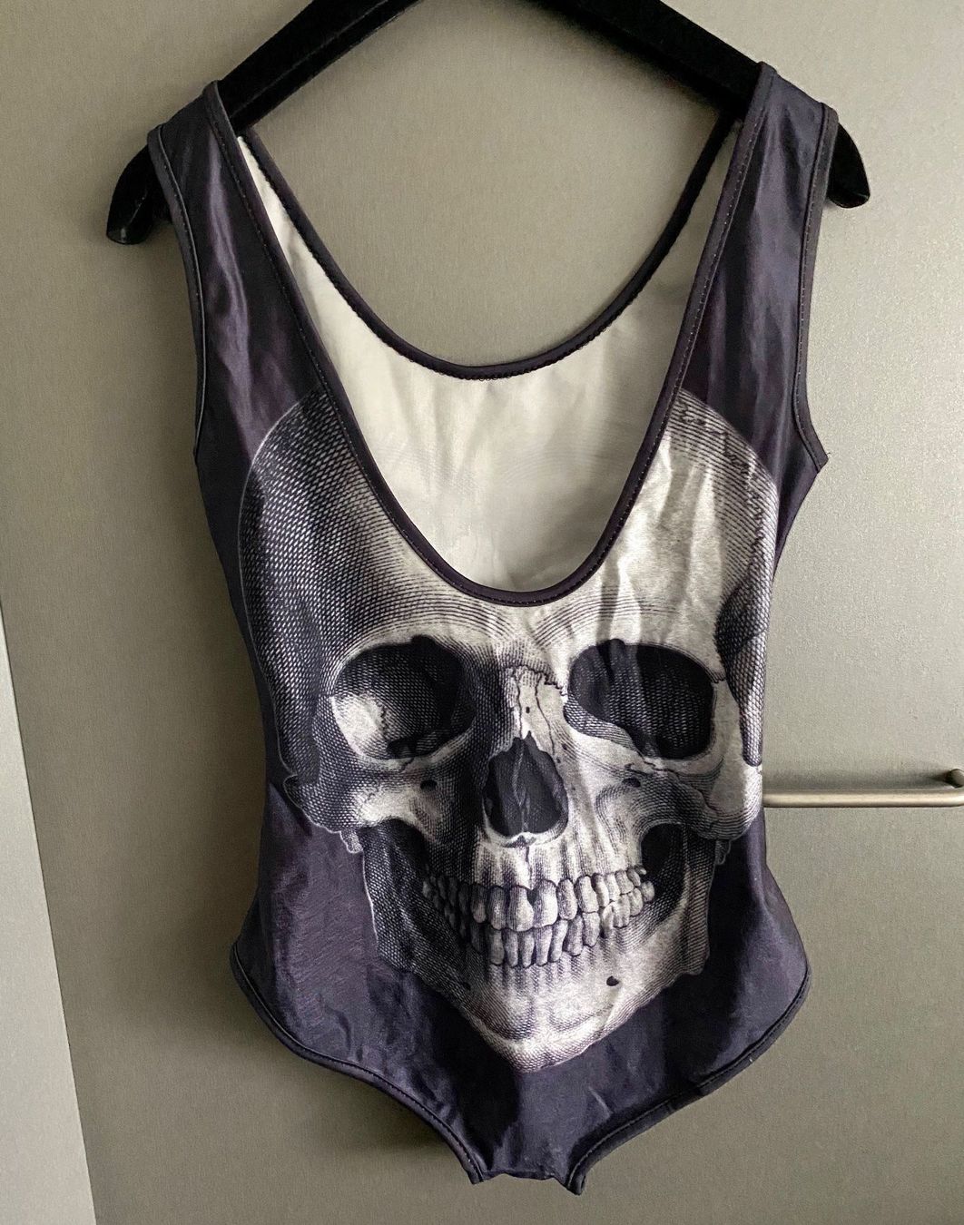Costumi da bagno & Bikini: Skull Totenkopf Print Badeanzug Swimsuit – Nuovo (secondo la descrizione) da Zürich venduto da NNK28 3