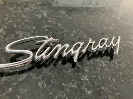 Emblem Stingray Chrom Schriftzug Auto Emblem Retro Deko