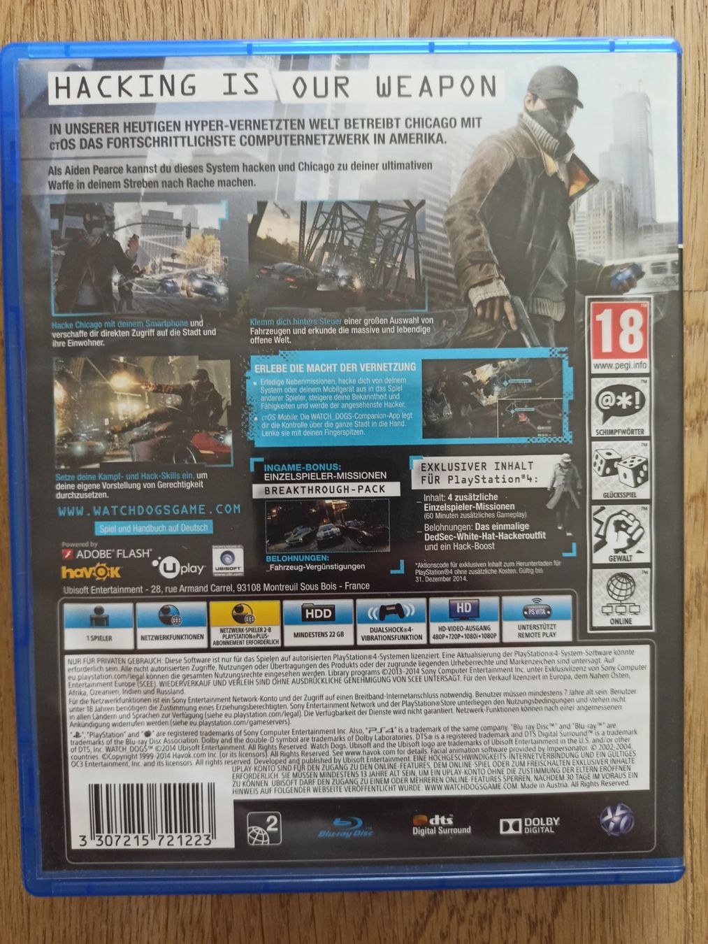 Giochi: Watch Dogs - Special Edition PS4 / PS5 – Usato da Oberweningen venduto da mar_87mx 1