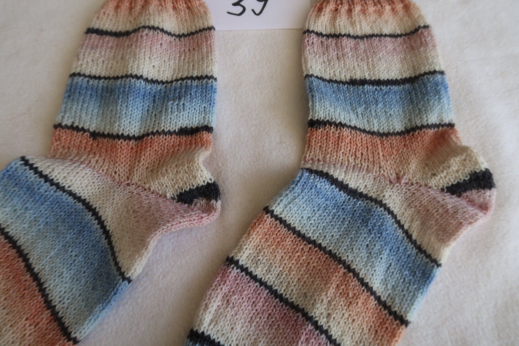 Calze: Handgestr.Wollsocken  Gr.39     (467-) – Nuovo e nell'imballaggio originale da neuenhof venduto da Caterchen 2