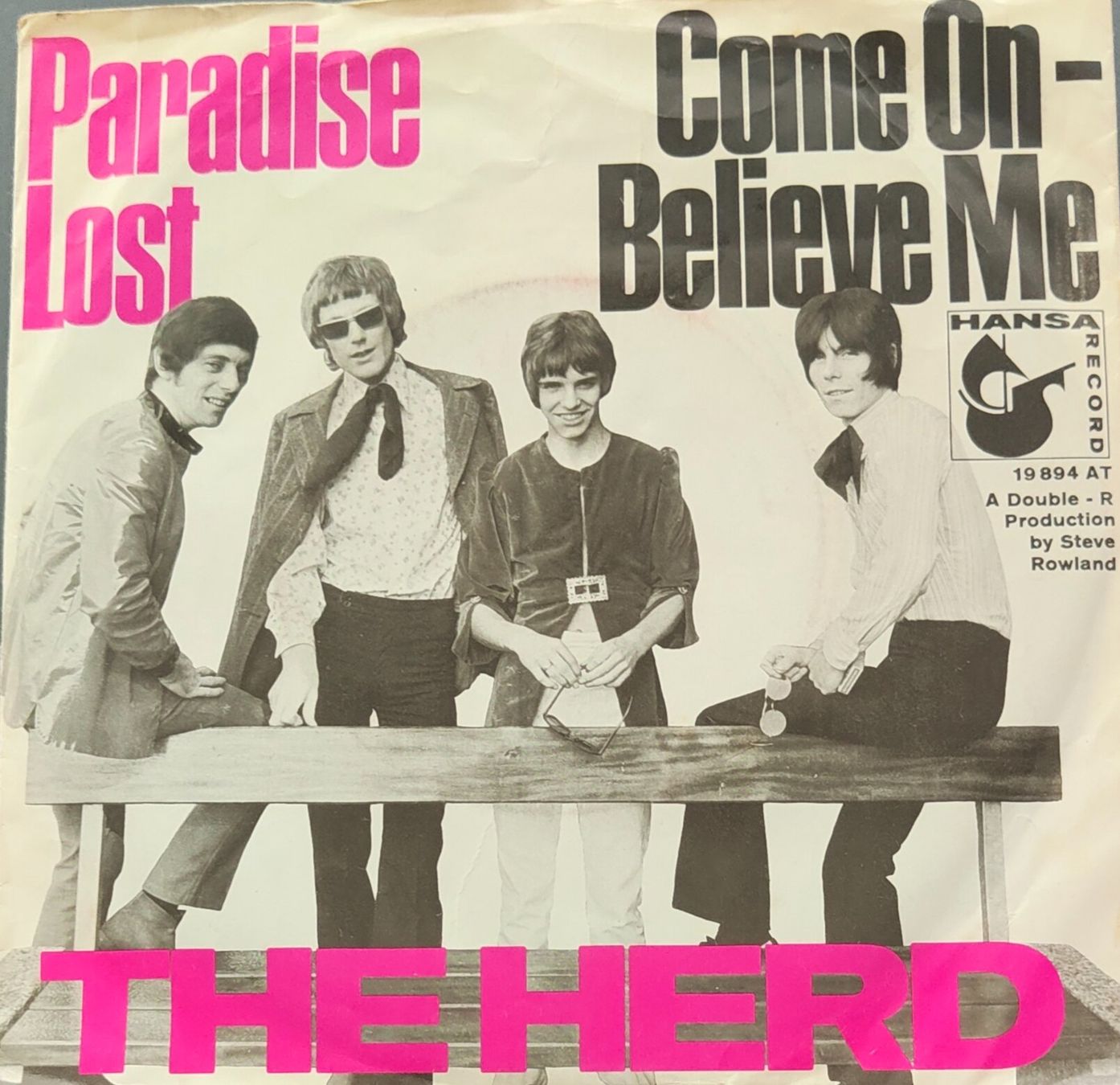 Schallplatten: Vinyl-Single The Herd - Paradise Lost – Gebraucht aus Langenthal von Modo39