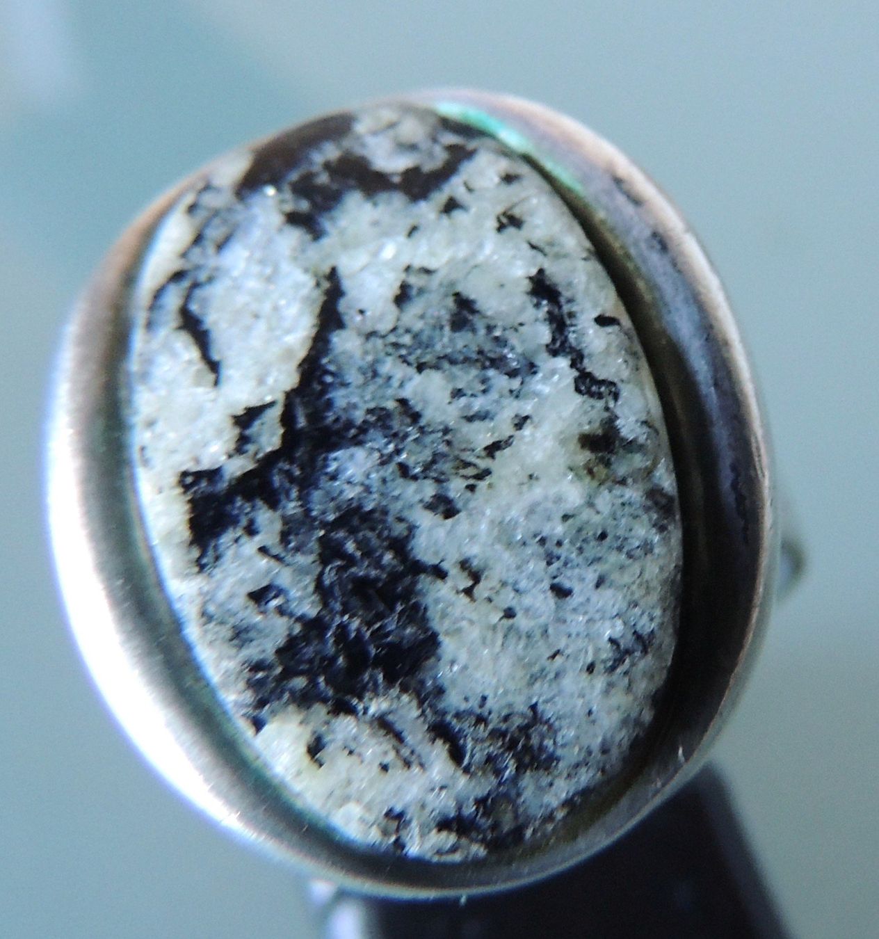 Ringe: Silber 800 Turmalinquarz Fingerring – Gebraucht aus Waldenburg von schaller707 1