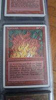 Magic The Gathering Feuerwand Karte guter Zustand