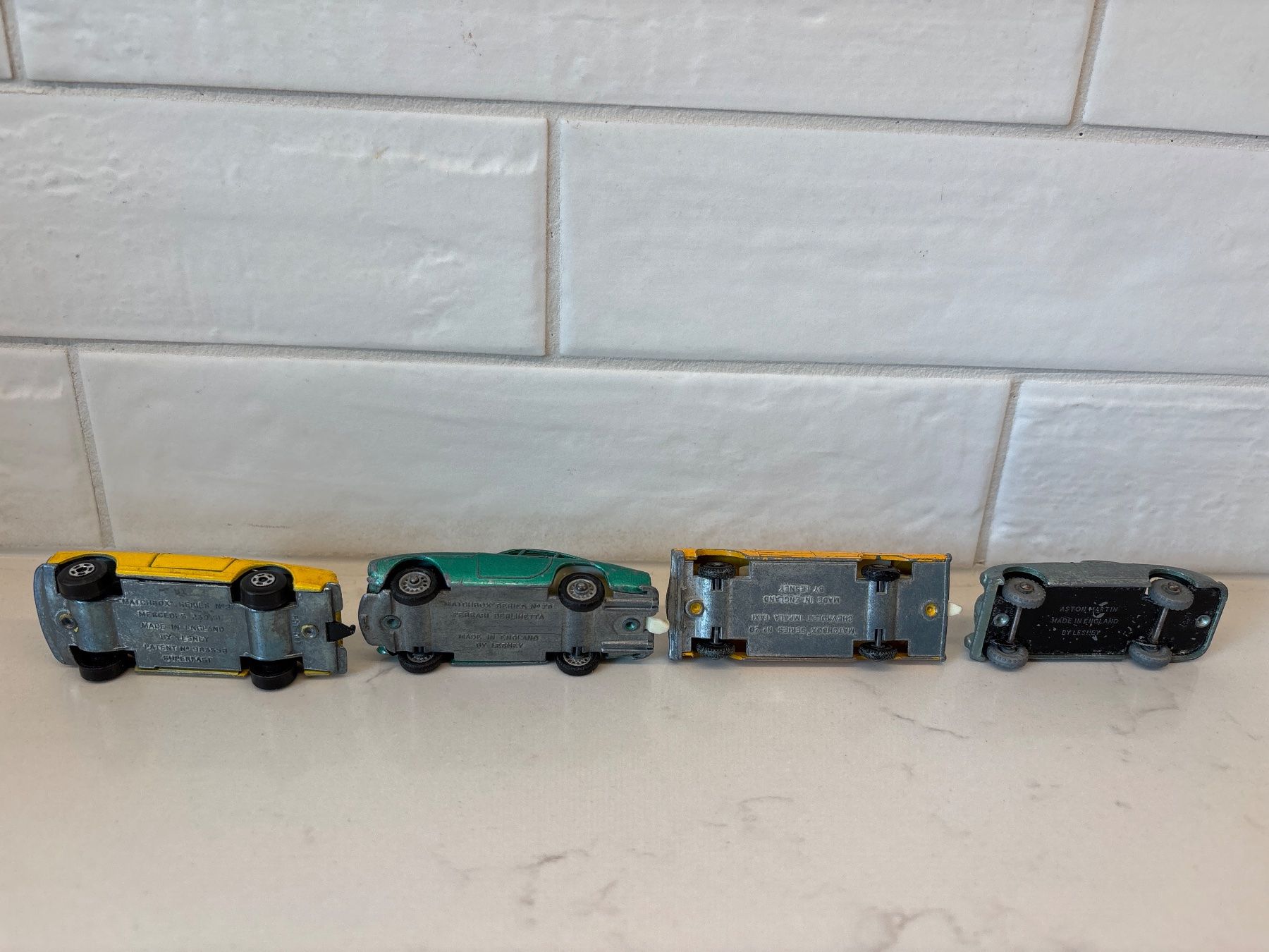 Matchbox Modellini d'auto: Matchbox Lesney lot de 4 voitures 1/64 – Usato da Gollion venduto da Hampton 2