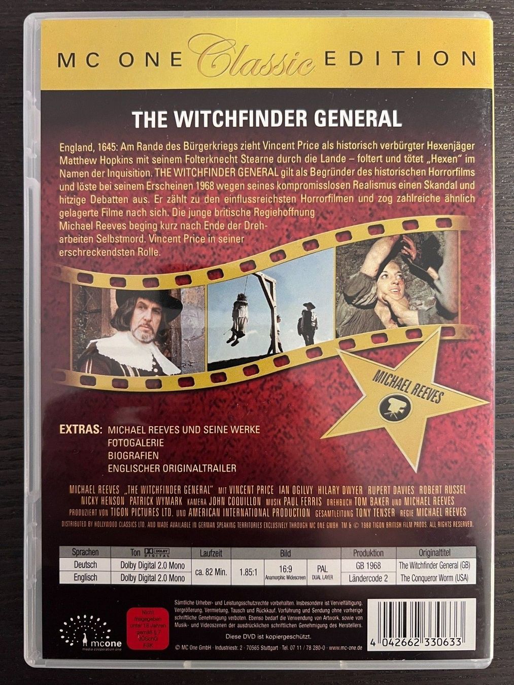 Alle DVDs: The Witchfinder General – Gebraucht aus Zürich von FilmFreunde 1