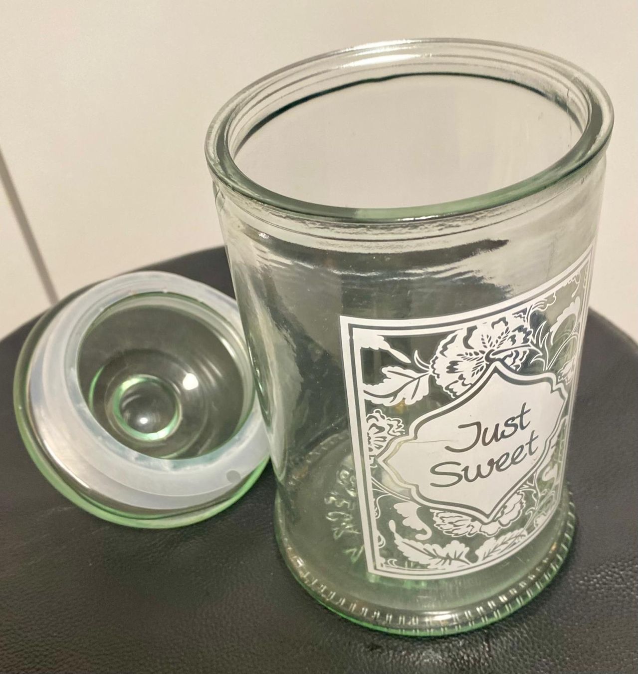 Behälter & Ähnliches: Süsses Glas mit Deckel "Just Sweet" - Neuwertig! – Gebraucht aus Krauchthal von SamsPuce 2
