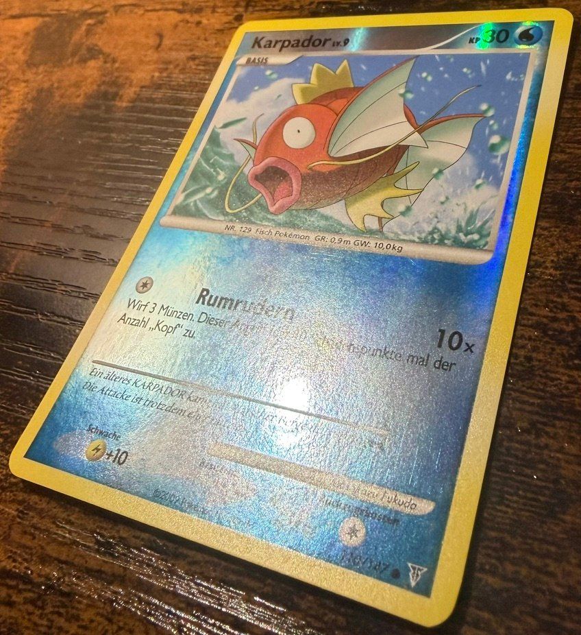 Pokémon Sammelbilder & Trading cards: Karpador Reverse Holo 110 – Gebraucht aus Zürich von PEACECOCOON 1